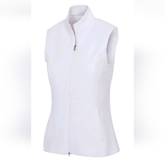 NEW Greg Norman Women's Moisture Wicking Ribbed Golf Vest Size Medium L - Picture 1 of 5